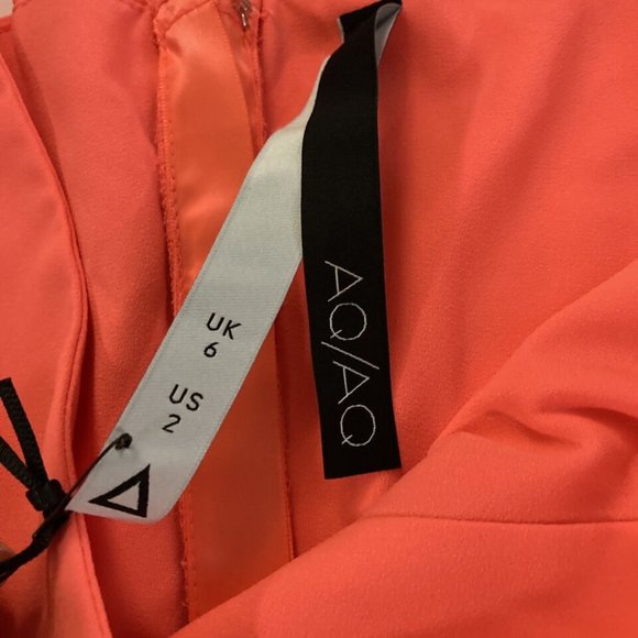 AQ/AQ Orange Mini Dress - Picture 5 of 10